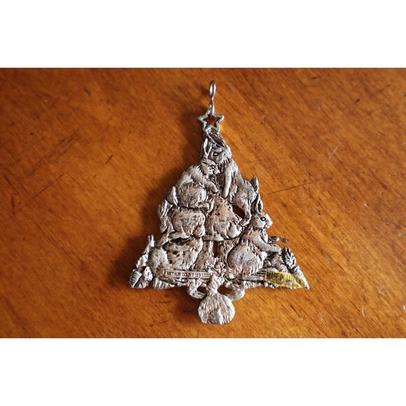 ARTHUR COURT Brer Rabbits Bunny in Christmas Tree Ornament 1990 Taiwan w/ Box - Picture 4 of 12